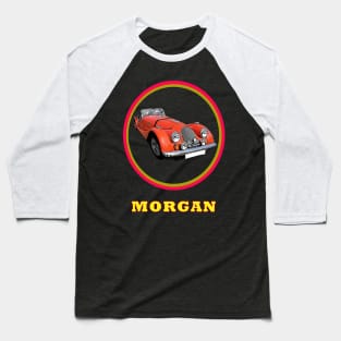 Morgan Classic British Sports Car Baseball T-Shirt